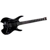 Mooer gtrs w800 pearl black  электрогитара со встроенным процессором, hh, headless, цвет pearl black