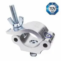 KCP-831, хомут HALF TYPE COUPLER, для труб D 48-51 мм, нагрузка 500 кг, цвет серебристый, KUPO -