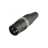 Sommer Cable HI-X3CM-BLK- 
			Разъем XLR 3-pin (вилка) на кабель диаметром 3,5–7,0 мм, черный