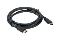 Кабель HDMI Wize [CP-HM-HM-1.8M] 1.8 м, v.2.0, K-Lock, soft cable, 19M/19M, 4K/60 Hz 4:4:4, Ethernet, позол.разъемы, экран, темно-серый, пакет