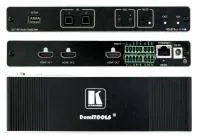 Kramer [vs-211xs] коммутатор 2х1 hdmi с автоматическим переключением и встроенным контроллером maestro; коммутация по наличию сигнала, поддержка 4k60 4:4:4, cec, деэмбедирование аудио