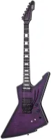 SCHECTER E-1 FR-S TPB (SE) - 6-струнная электрогитара, 24 лада, корпус: красное дерево с топом из клёна, гриф вклеен: красное дерево 3 куска, со вставками из файбер карбона, звукосниматели: HH Schecter USA Apocalypse-VI™, Sustainiac®, 3х позиционный перек