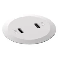 FORMING FUNCTION 9355005201- Встраиваемая зарядная станция серии Powerdot 2хUSB-C, белая