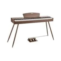 Donner ddp-80 walnut  цифровое пианино, 88 клавиш, 128 полифония, 1 тембр