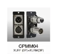 CPMM04 Модуль коммутационной панели CPM101 XLR(F) + XLR(M) 3р, Soundking