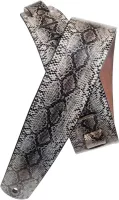 PLANET WAVES 25SNK-01 LEATHER STRAP PYTHON кожаный гитарный ремень, рисунок Python (змеиная кожа)