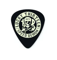 L15R.60 Lucky 13 Speed Demon Медиаторы 36 шт., толщина 0,60мм, Dunlop