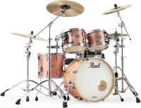 PEARL MCT904XEP/C838 - (MCT904XEP/CA838, MCT904XEP/CB838)  ударная установка из 4-х барабанов, цвет Satin Sakura Coral). Комплектация - Бас-барабан: 20" x 14" , подвесной том: 10" x 7" , подвесной том: 12" x 8" , напольный том: 14" x 12"