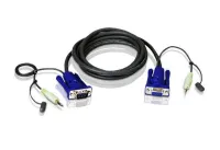 ATEN 2L-2402A - Кабель VGA с поддержкой звука, 1,8 м
