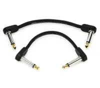 PW-FPRR-206 Custom Series Flat Инструментальный патч-кабель, 2шт, 15см, Planet Waves