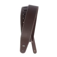 25LS01-DX Classic Leather Ремень для гитары, кожаный, коричневый, контрастная строчка, Planet Waves