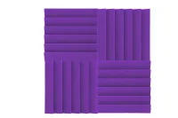 ECHOTON Aura 450 - Акустически поролон 900*900*50мм (комплект из 4 шт 450*450*50мм) фиолетовый