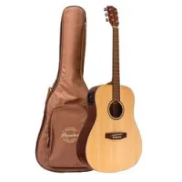 Bamboo ga-41 spruce q  электроакустическая гитара с чехлом, дредноут, цвет натуральный