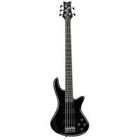 Schecter STILETTO DELUXE-5 BLK Бас гитара электрическая, 5 струн