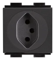 Crestron FT2A-PWR-SW-1-BASIC, модуль розетки переменного тока для серии FT2, одиночный, Швейцария, тип J