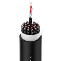 ROXTONE TCE24/100 (под заказ) Аудиокабель, диаметр 22мм., экран: 24x2x0,14 кв.мм, кол-во медн. жил в проводнике: 18х0,10мм, 100м.