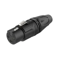 ROXTONE RX3F-BS (discontinued) Разъем cannon кабельный мама 3-х контактный, цвет: Черный.
