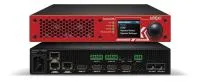 Lightware [ubex-pro20-hdmi-f110 red 2xcat] конфигурируемый приемник/передатчик не сжатого 4k/uhd@60гц (4:4:4) видео по ip, с поддержкой аналогового аудио, rs-232, ик; 20 гбит/с по одной или двум кабелям витой пары (10 гбит/с каждая). в комплекте два 10 гб