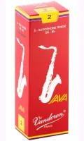 Tenor saxophone reeds Vandoren Java Red Cut SR272R - Java Filed-Red Cut tenor saxophone reed with increased flexibility and strong tone core with strength 2. Price per pack of 5 pieces