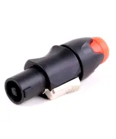 Taverlab F1015-Orange - Разъём кабельный 4PIN Speaker Connector "папа", оранжевый
