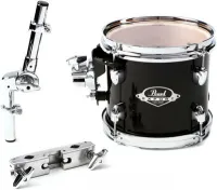 Том с подвесом pearl export exl8p/c248 - подвесной том 8x7 дюймов толщиной 7.5 мм из 6 слоев березы, тополя и азиатского красного дерева и подвесом opti-loc в комплекте с держателем th-70s и адаптером adp-20. цвет #248 черный дым