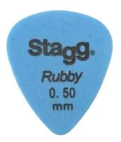 Stagg Ruby Standard 50 - Медиаторы нейлоновые, модель Ruby Standard, толщина 0.50 мм, цвет: синий. Цена за 1 шт