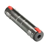 Adam hall 7879 - адаптер trs 6.3 mm stereo (f) - trs 6.3 mm stereo (f), черный