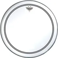 Remo p3-1322-c2  22"powerstroke clear, пластик для бас бараб. , прозрачн. с демп. кольцом, наклейка в комп
