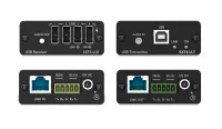 Kramer EXT3-U-KIT- Комплект передатчика и приемника сигналов аудио, USB 2.0 и RS-232 по витой паре с поддержкой PoC