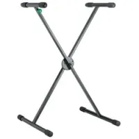 K&M 18940-017-55  стойка для клавишных х-образная с кнопкой quick release, чёрная