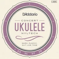 EJ88C Комплект струн для концертного укулеле, D'Addario