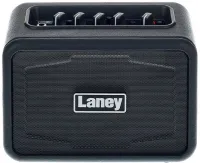 LANEY MINI-ST-IRON - мини стерео комбоусилитель 2х3 Вт, 2х3" динамик, 2 канала, вход для смартфона, 173х100х120 мм, вес 1 кг, батарейное питание 6хАА