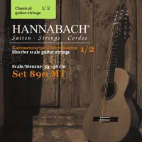 Classical guitar string set Hannabach E890MT12 - String set for classical guitars with short 1/2 53-56 cm scale.