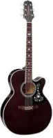 TAKAMINE GN75CE TBK Электроакустическая гитара типа NEX CUTAWAY, цвет - полупрозрачный чёрный + чехол, для аренды
