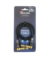 Blacksmith patch cable gold series 1.96ft gspc-60  патч-кабель, 60 см, угл jack + угл jack, позол ко