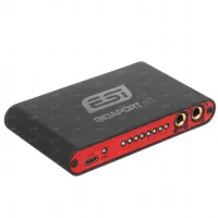 ESI GIGAPORT eX - USB 3.1 аудио интерфейс для DJ's, 24 бит/192 кГц, динамический диапазон 114 дБ, 8 RCA выходов, 2 TRS Jack стерео выхода на наушниики, поддержка ASIO 2.0, WDM, MME (EWDM), CoreAudio, Win10/MacOSX
