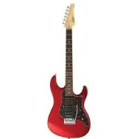 FGN J-Standard Odyssey JOS2CLG CAR  электрогитара с чехлом, липа/ клен/ палисандр, HSS, цвет красный