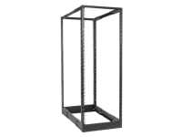 Caymon DPR932/B Стойка телекоммуникационная с открытой рамой 19". Материал сталь. Регулируемая по глубине вертикальная опора. Монтажная высота 32U. Габаритные размеры, мм (Ш x В x Г): 514 x 1562 x 560-1020.  Масса 20,53 кг. Цвет черный (RAL9004).