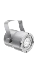 DTS FOCUS SOLO CT, SPOT lens, IP65, Grey Glitter  Компактный светодиодный прожектор на лире, 420 Lum, 3 White LEDs, 10 Вт, угол 12‘, DMX 512, требуется внешний блок питания 12/48 В DC,  кабель питания/управления 4-х проводной 1 м,  93*95*105 mm, 0,8 kg