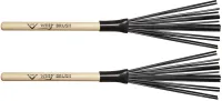 VATER VWB Whip Brush щетки пластиковые, черные, деревянная ручка