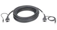 Кабель kramer c-gma/gma-3 vga (вилка) + аудио на vga (вилка) + аудио 0,9м .