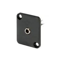 Sommer Cable HI-J35SEFD- Разъем miniJack 3,5 мм стерео (розетка), панельный, под пайку, с фланцем типа D
