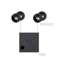 AVCLINK LIGHT/CB Состав комплекта: CELO2 4 штуки + GLC02/B 4 штуки + C-BASS 1 штука черного цвета.