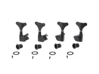 M178-3M179-3 Колки для 4-струнной бас-гитары, 2+2, черные, Musiclily