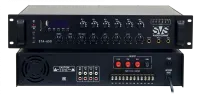 SVS Audiotechnik STA-650 Радиоузел 6 зон, 70/100 В (4, 8, 16 Ом), усилитель мощности 650 Вт