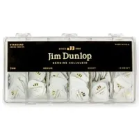Dunlop 483001 celluloid white display  коробка с медиаторами, hv/ md-144 шт, xh/ th-72 шт, 432 шт.
