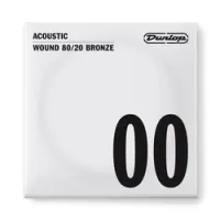 Dunlop dab32 80/20 bronze  струна для акустической гитары, 0.032