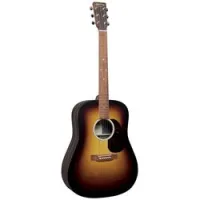 Martin D-X2E Burst  электроакустическая гитара с чехлом, Dreadnought, Fishman, цвет санберст