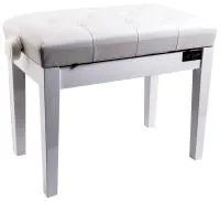 AP-5102White, Банкетка фортепианная VISION AP-5102White