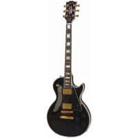 GIBSON CUSTOM LES PAUL CUSTOM EBONY Gold - Электрогитара